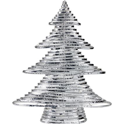 LED Vianočná dekorácia 60xLED/3xAA 60 cm teplá biela stromček/strieborná