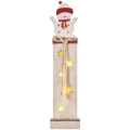 LED Vianočná dekorácia  7xLED/2xAA snehuliak