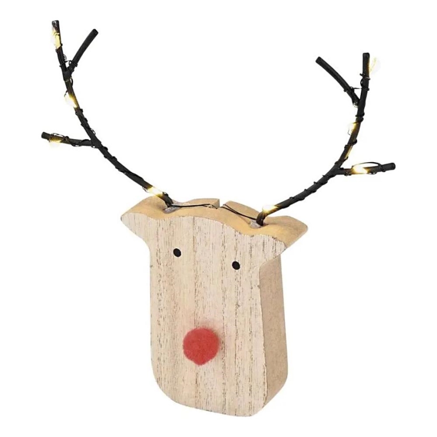 LED Vianočná dekorácia 8xLED/2xAAA sob