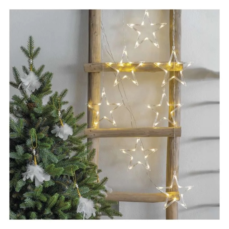 LED vianočná dekorácia LED/0,3W/3xAA, guľa, priemer 12 cm