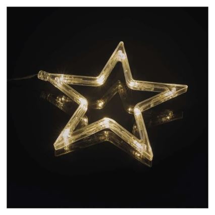 LED vianočná dekorácia LED/0,3W/3xAA, guľa, priemer 12 cm
