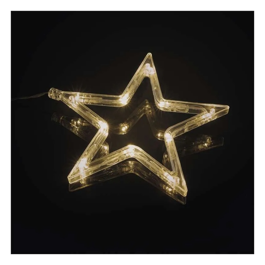 LED vianočná dekorácia LED/0,3W/3xAA, guľa, priemer 12 cm
