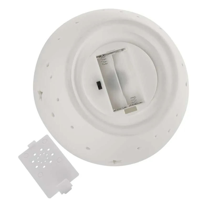 LED Vianočná dekorácia LED/0,4W/2xAA keramický anjel
