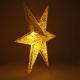 LED Vianočná dekorácia LED/3xAA hviezda zlatá