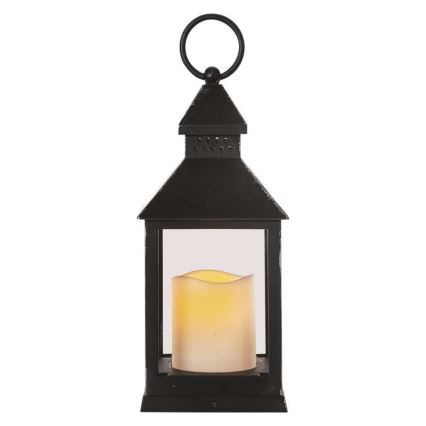 LED vianočná dekorácia LED/3xAAA čierna