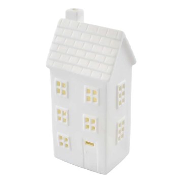 LED vianočná dekorácia LED/CR2032 domček