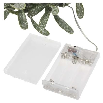 LED vianočná dekorácia — 25× LED, napájanie 3× AA