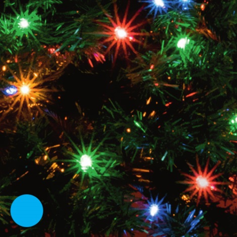 LED Vianočná reťaz 100xLED 15m modrá