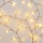 LED Vianočná reťaz 100xLED 2,7m teplá biela