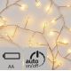 LED Vianočná reťaz 100xLED 2,7m teplá biela