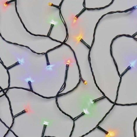 LED Vianočná reťaz 100xLED 6,5m multicolor