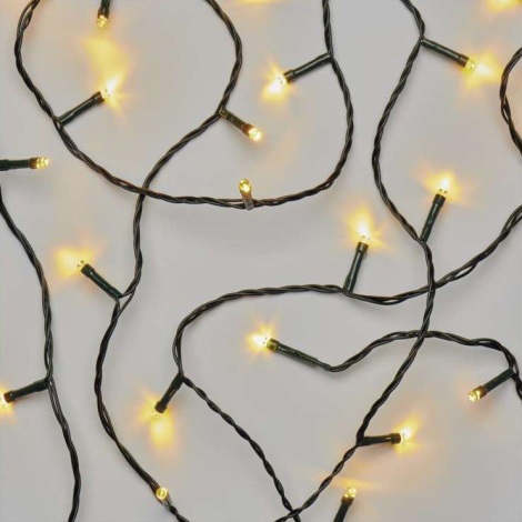 LED Vianočná reťaz 100xLED 6,5m teplá biela