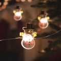 LED Vianočná reťaz 10xLED/2xAA 1,2m teplá biela