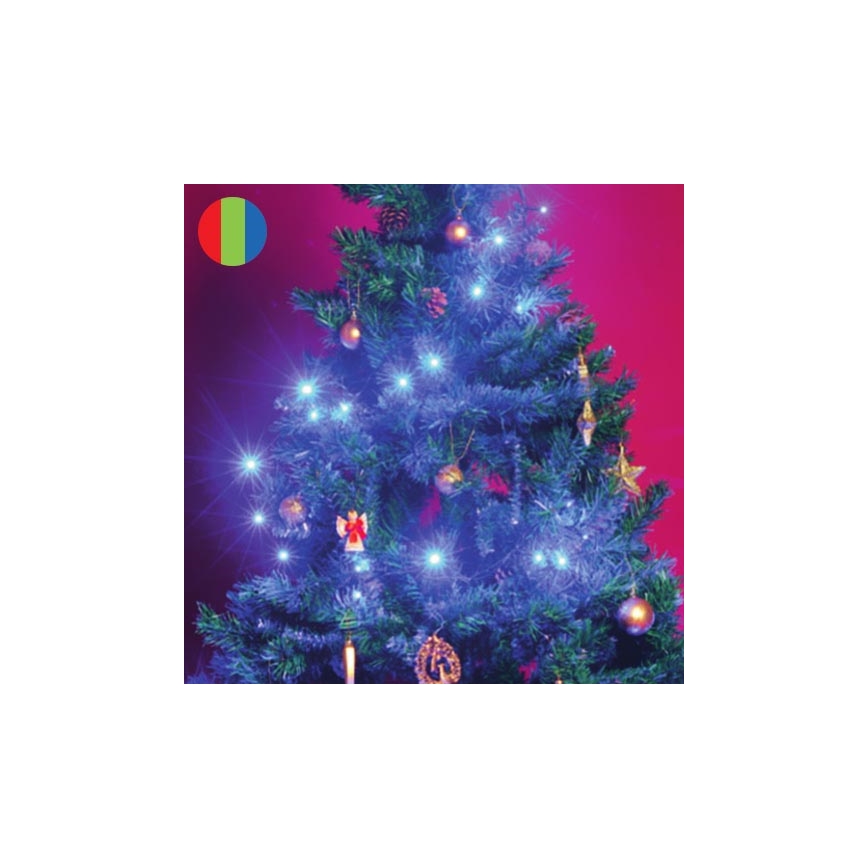 LED Vianočná reťaz 200xLED 16m multicolor