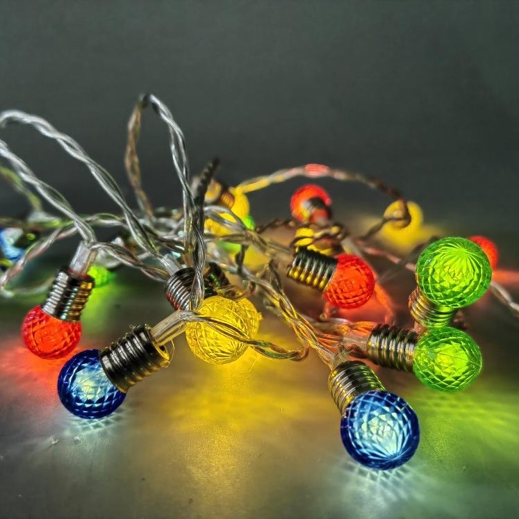 LED Vianočná reťaz 20xLED/2xAA/teplá biela 1,8m žiarovky
