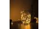 LED Vianočná reťaz 50xLED/3xAA 5,25m teplá biela