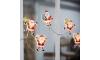 LED Vianočná reťaz s prísavkami 6xLED/2xAA 1,2m teplá biela santa
