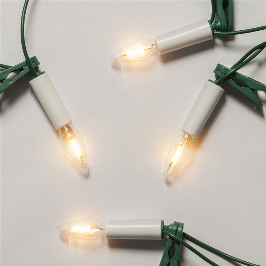 LED Vianočná reťaz FELICIA FILAMENT 10,5 m LED/0,2W/230V/14V