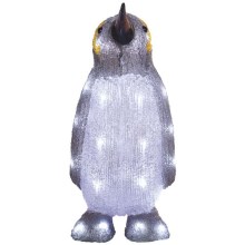 LED Vianočná vonkajšia dekorácia 30xLED/2,1W/230V IP44 tučniak