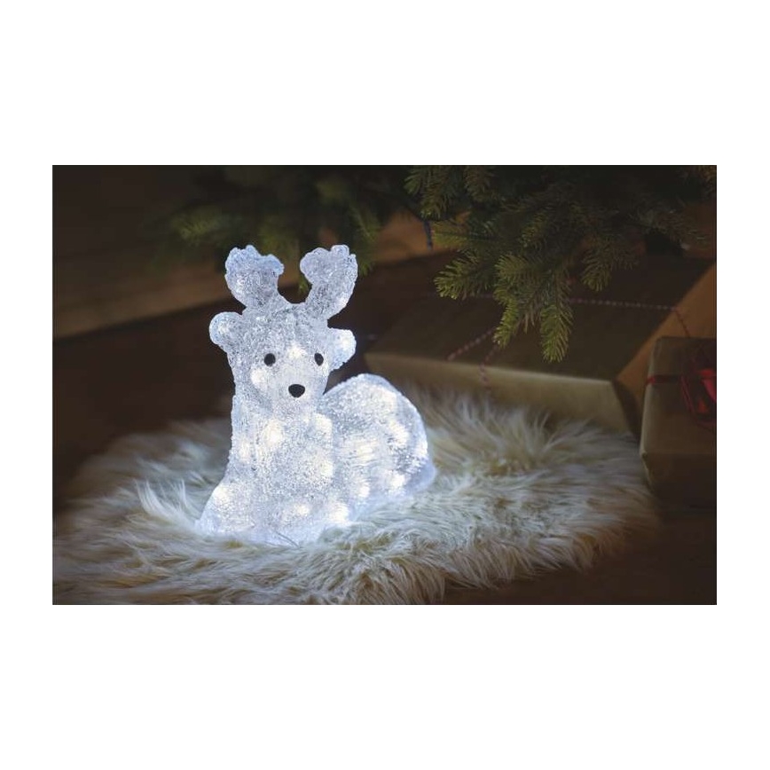 LED Vianočná vonkajšia dekorácia   40xLED/2,1W/230V IP44 jeleň