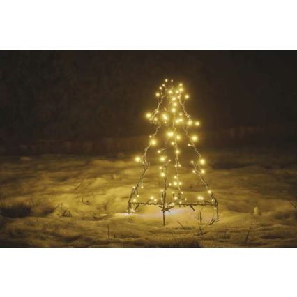 LED Vianočná vonkajšia dekorácia 90xLED/1,2W/230V IP44 stromček