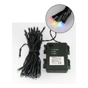 LED Vianočná vonkajšia reťaz 10,8m 100xLED/2 funkce 10,8m IP44 multicolor