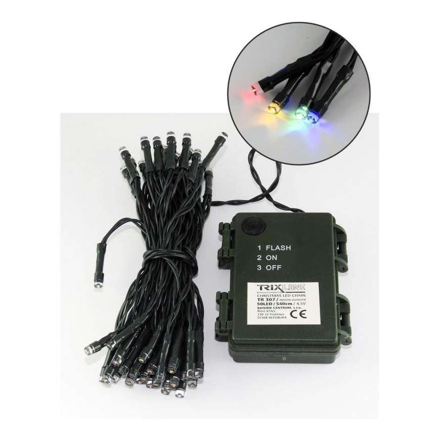 LED Vianočná vonkajšia reťaz 10,8m 100xLED/2 funkce 10,8m IP44 multicolor