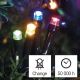 LED Vianočná vonkajšia reťaz 180xLED/8 módov 23m IP44 multicolor