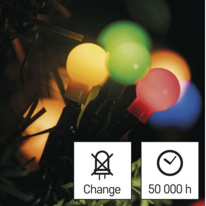 LED Vianočná vonkajšia reťaz 480xLED/53m IP44 multicolor