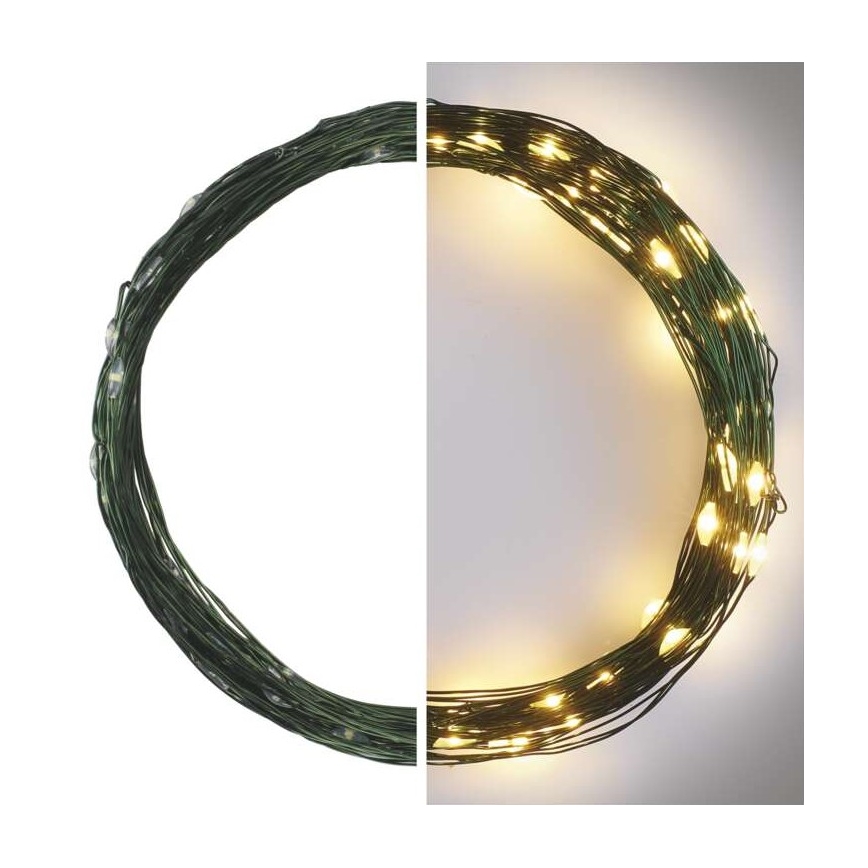 LED Vianočná vonkajšia reťaz 75xLED/12,5m IP44 teplá biela