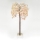 LED Vianočný dekoratívny umelý strom CHERRY TREE 84xLED/230V 1,7 m čerešňa