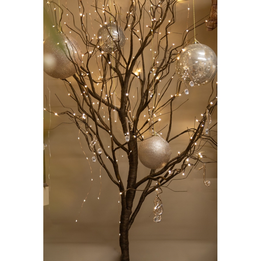 LED Vianočný dekoratívny umelý strom TREE 176xLED/230V 2,5 m