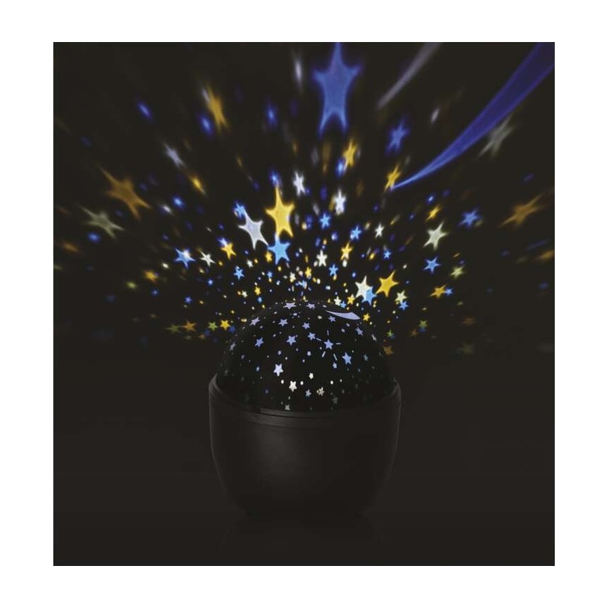 LED Vianočný projektor LED/3xAA