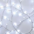 LED Vianočný reťaz 100xLED/3xAA 2,7 m studená biela