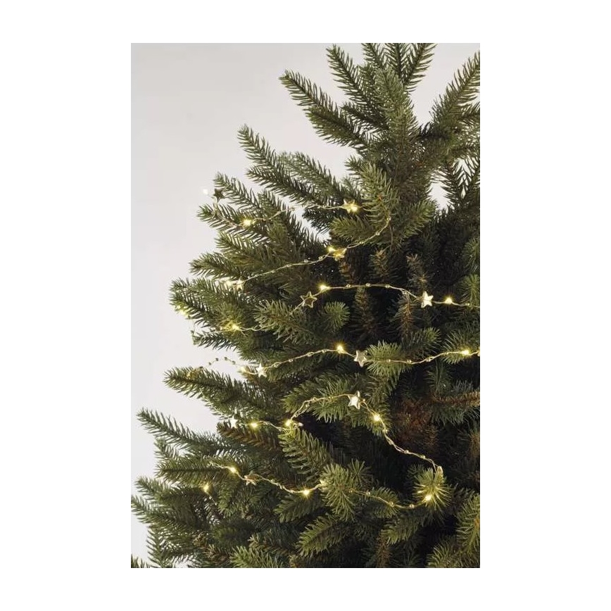 LED Vianočný reťaz 20xLED/2xAA 2,2 m teplá biela