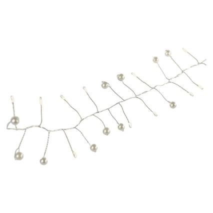 LED Vianočný reťaz 40xLED/3xAA 1,5 m teplá biela