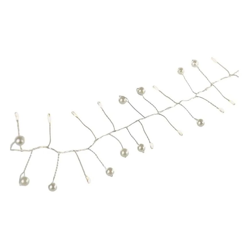 LED Vianočný reťaz 40xLED/3xAA 1,5 m teplá biela