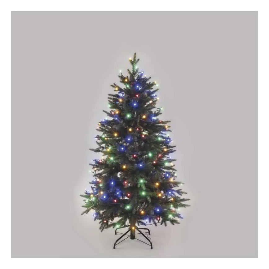 LED vianočný reťazec 200 LED / 8 funkcií, 25 m, IP44, viacfarebný