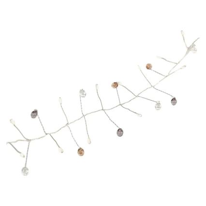 LED vianočný reťazec 40×LED/3×AA 1,5 m teplá biela