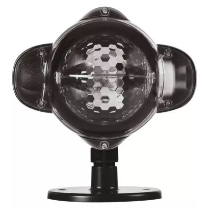 LED Vianočný vonkajší projektor LED/3,6W/230V IP44 teplá/studená biela