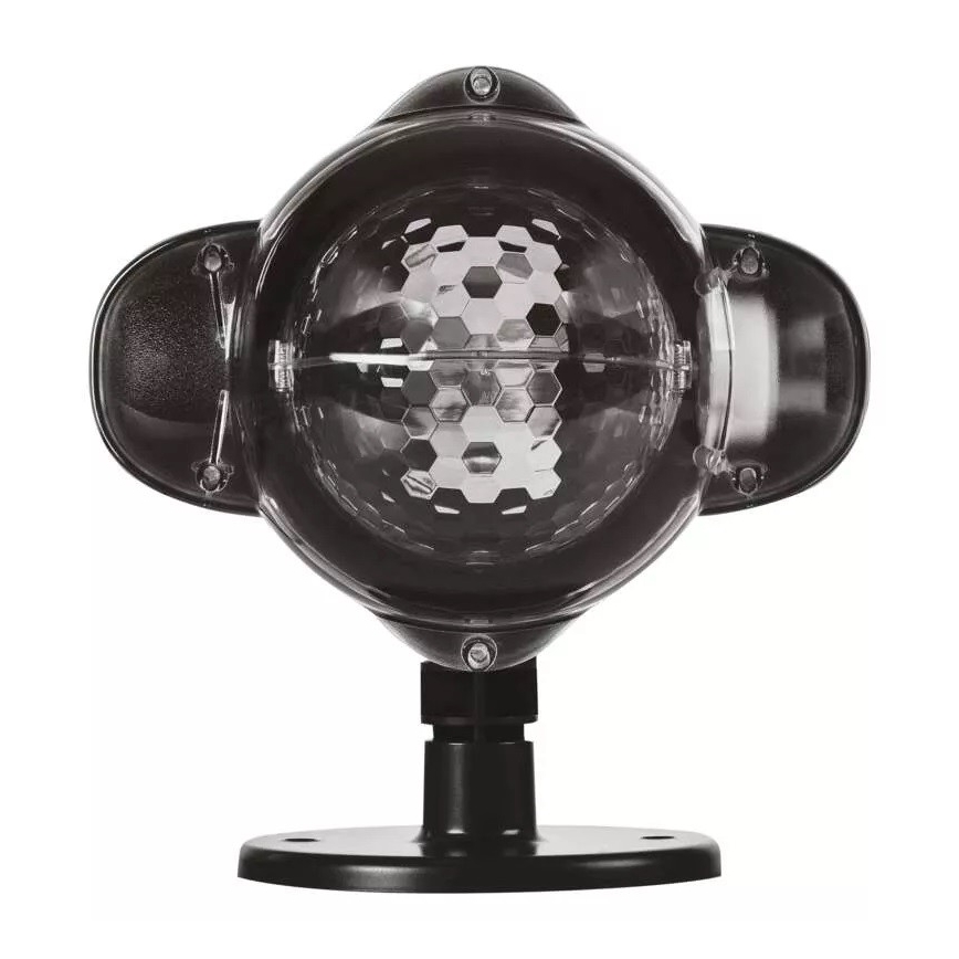 LED Vianočný vonkajší projektor LED/3,6W/230V IP44 teplá/studená biela