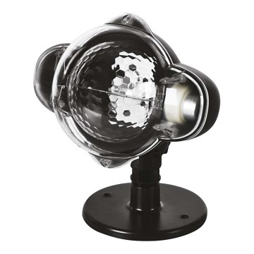 LED vianočný vonkajší projektor LED/4W/230V IP44 studená biela