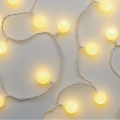 LED Vianočný vonkajší reťaz 40xLED/9m IP44 teplá biela