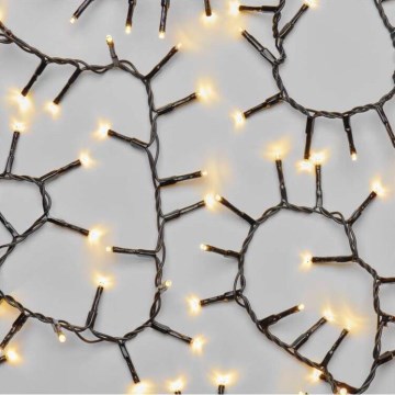 LED Vianočný vonkajší reťaz 600xLED/17m IP44 teplá biela