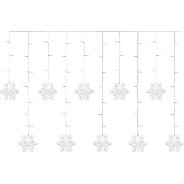 LED Vianočný záves 60xLED/1,35W 635x50 cm studená biela