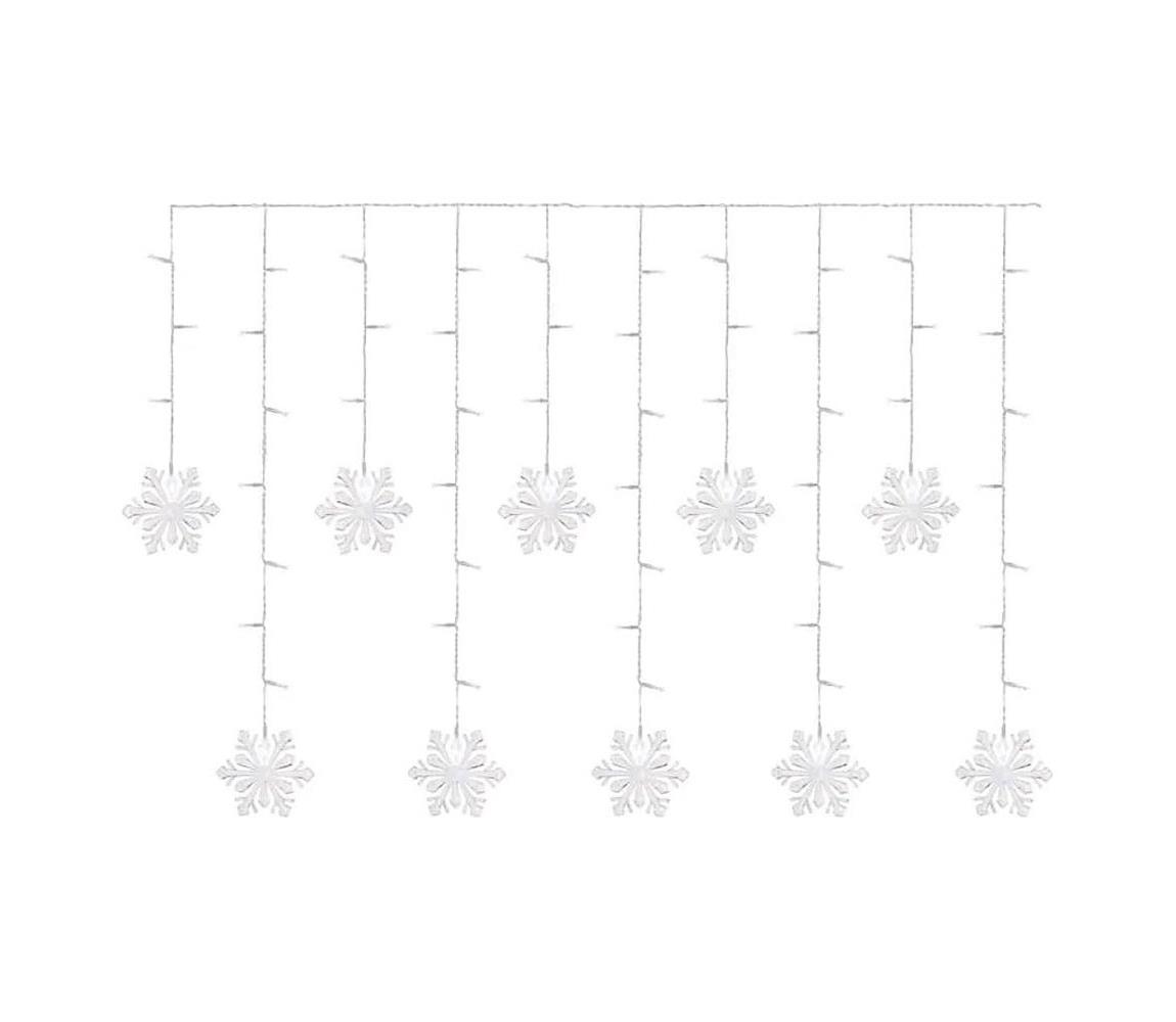 LED Vianočný záves 60xLED/1,35W 635x50 cm studená biela DCGW13