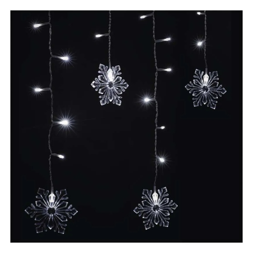 LED Vianočný záves 60xLED/1,35W 635x50 cm studená biela