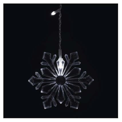 LED Vianočný záves 60xLED/1,35W 635x50 cm studená biela