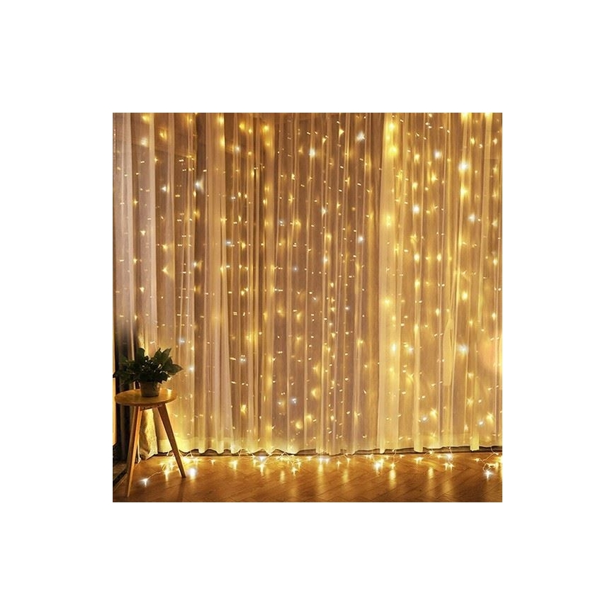 LED Vianočný záves LED/3xAA
