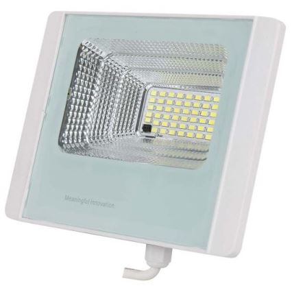 LED Vonakajší solárny reflektor LED/12W/3,2V IP65 4000K + diaľkové ovládanie